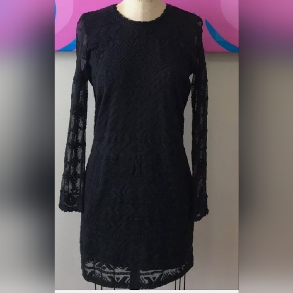 Isabel Marant black lace dress size 4